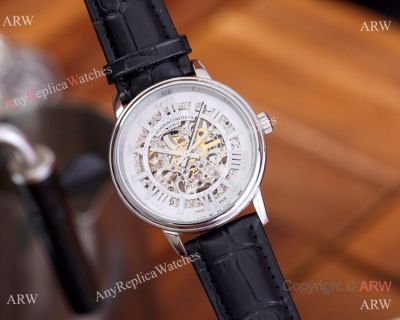 Copy Vacheron Constantin Geneve Watches SS Skeleton Face